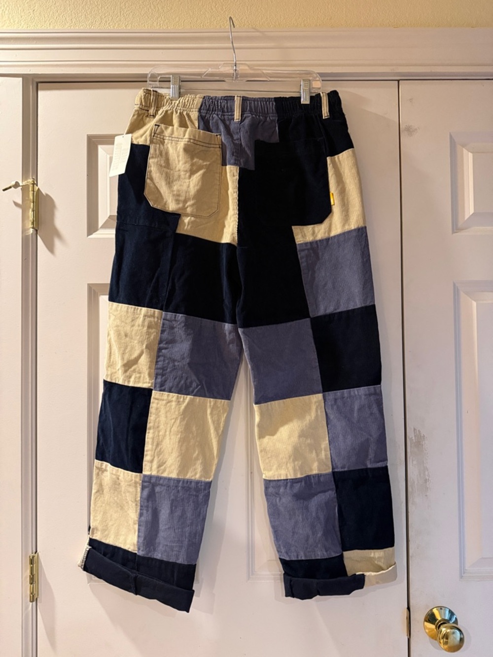 Urban Outfitters Patchwork Pull-On Pants L NWT Urban Renewal Remade - Picture 7 of 8